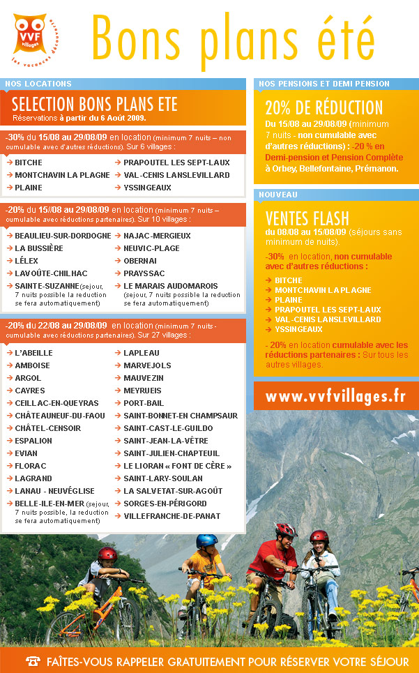 bons plans �t�