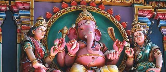 un Ganesh typiquement indien