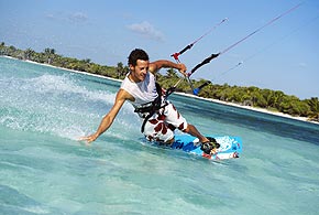 mexique tulum kite lagune