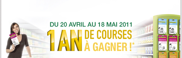 Du 20 avril au 18 Mai 2011 1 AN DE COURSES A GAGNER!