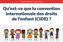 Qu'est-ce que la convention internationale des droits de l'enfant (CIDE) ? - INFOGRAPHIE